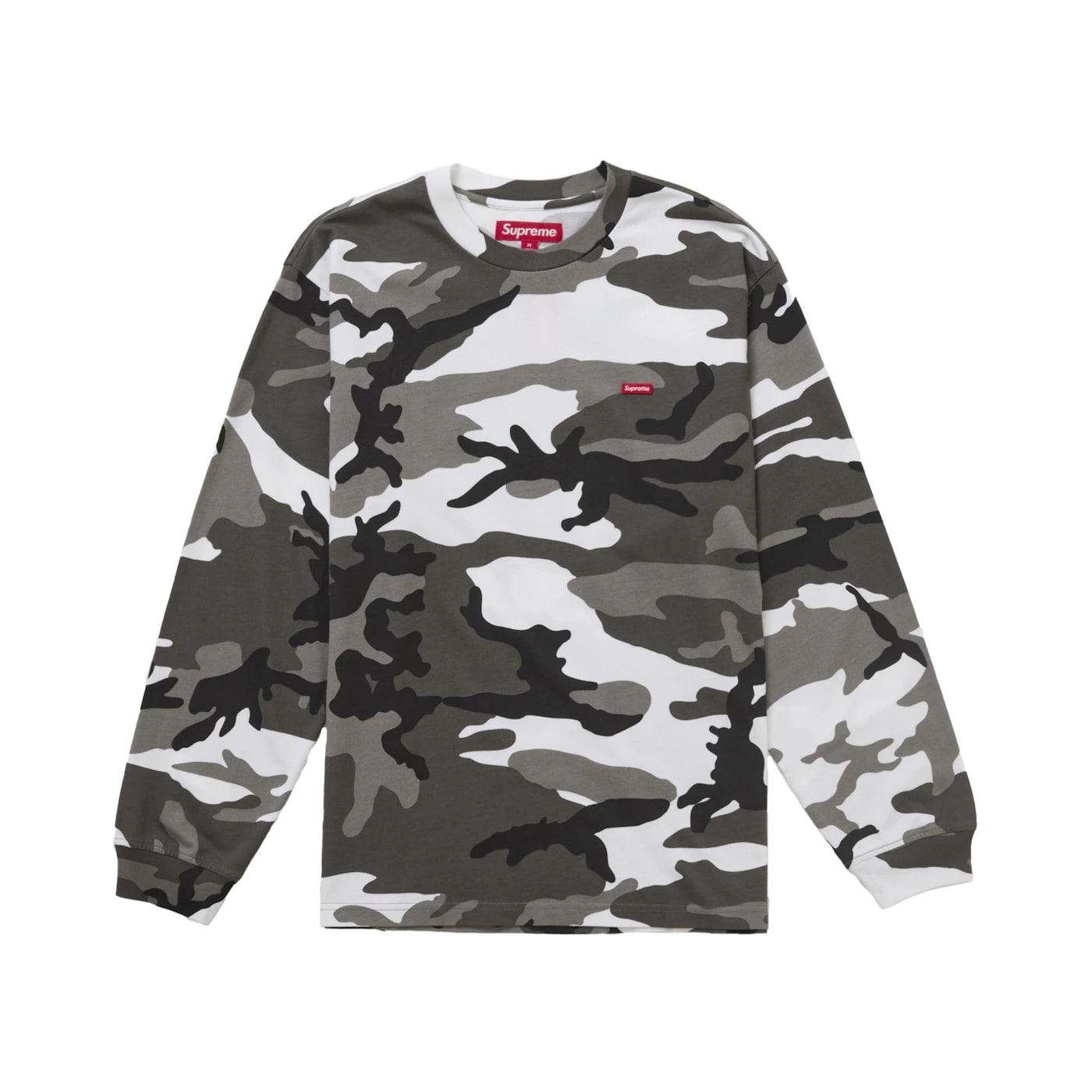 Supreme Small Box L/S Tee (SS25) Snow Camo - Im Your Wardrobe