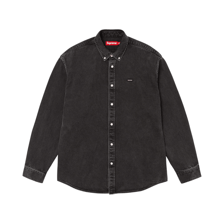Supreme Small Box Shirt (FW26) Black Denim - Im Your Wardrobe