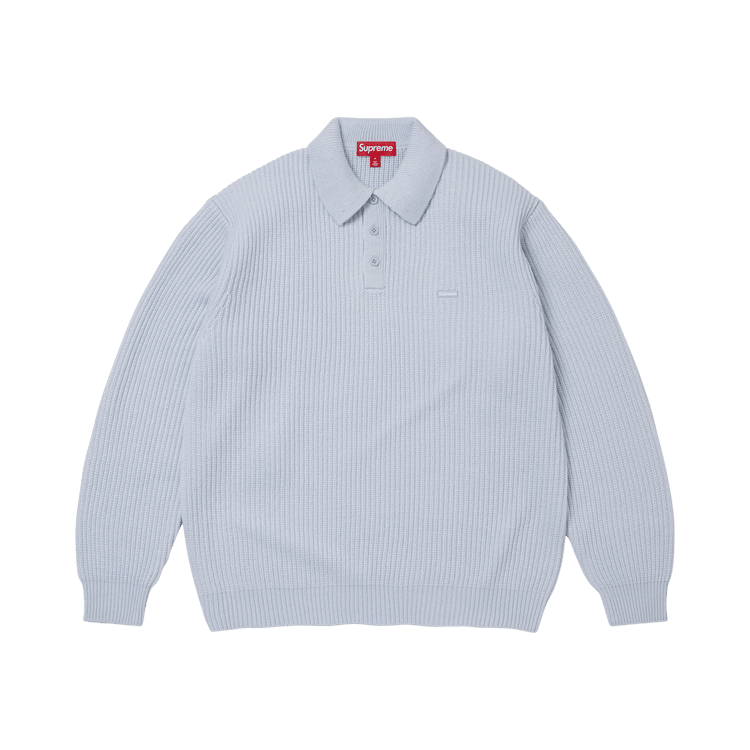 Supreme Small Box Sweater Polo (FW26) Light Blue - Im Your Wardrobe