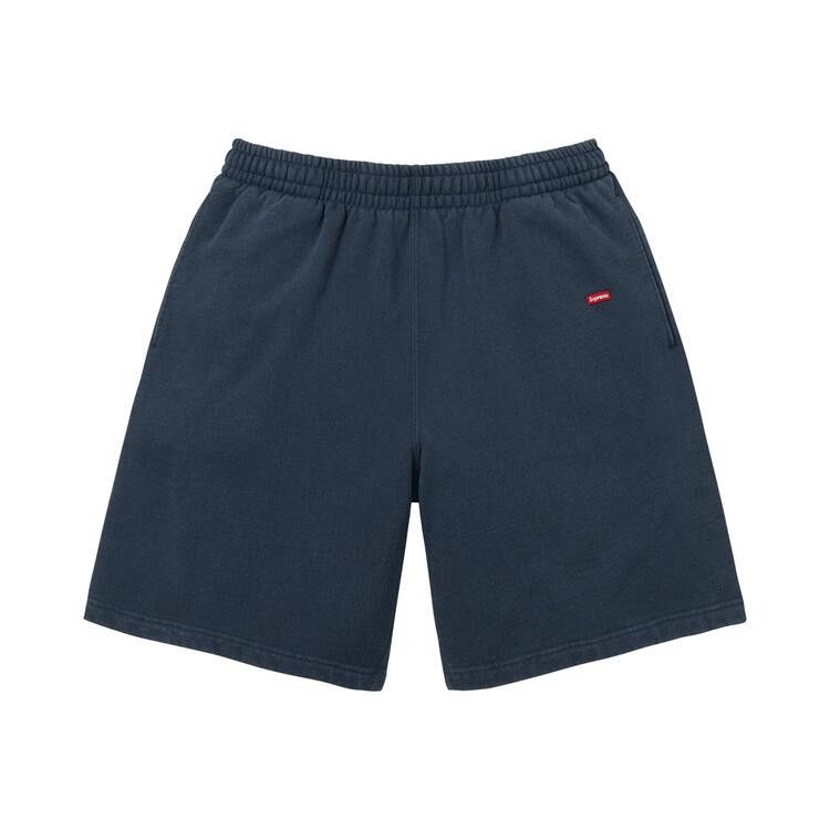 Supreme Small Box Sweatshort (FW26) Navy - Im Your Wardrobe