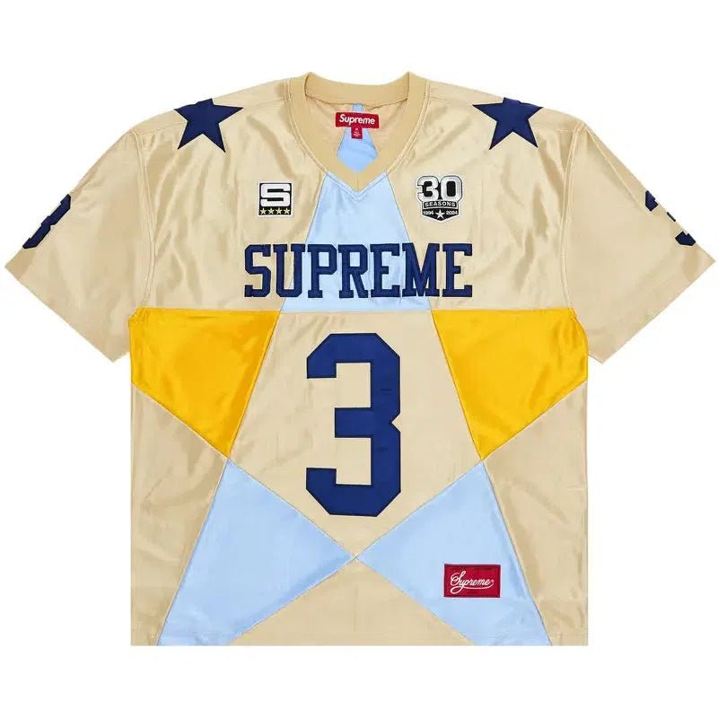 Supreme Star Football Jersey 'Gold' (FW24) - Im Your Wardrobe