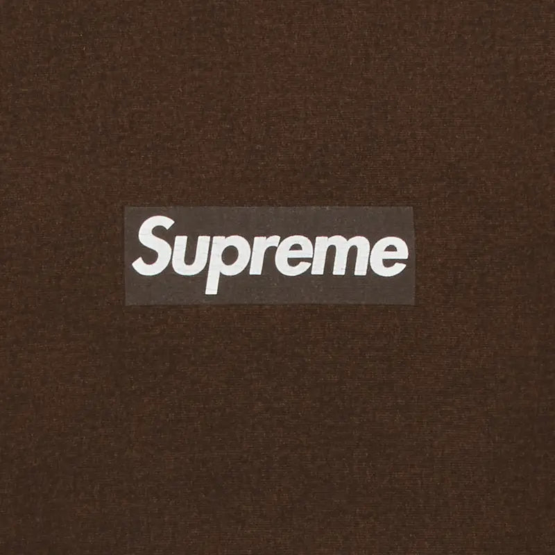 Supreme Washed Box Logo Crewneck 'Brown' (SS25) - Im Your Wardrobe