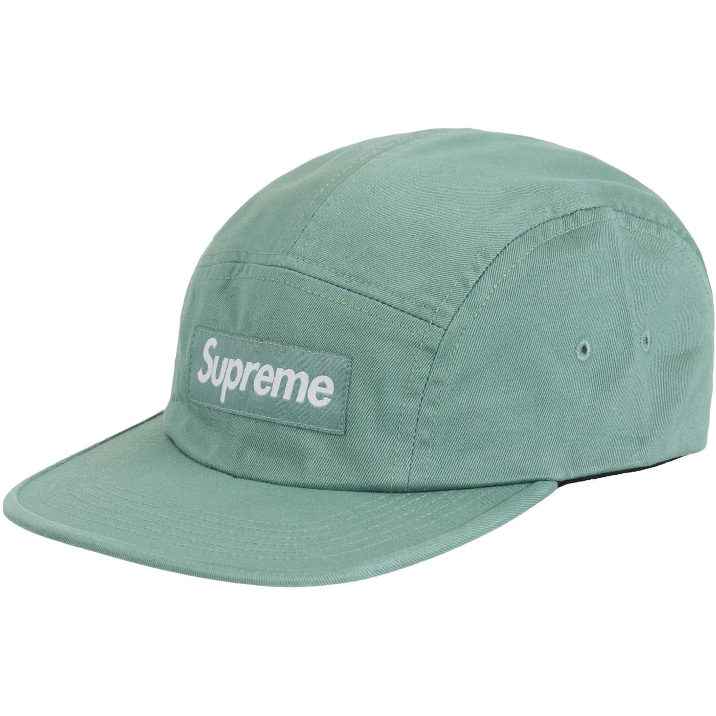 Supreme Washed Chino Twill Camp Cap (SS25) Light Blue - Im Your Wardrobe