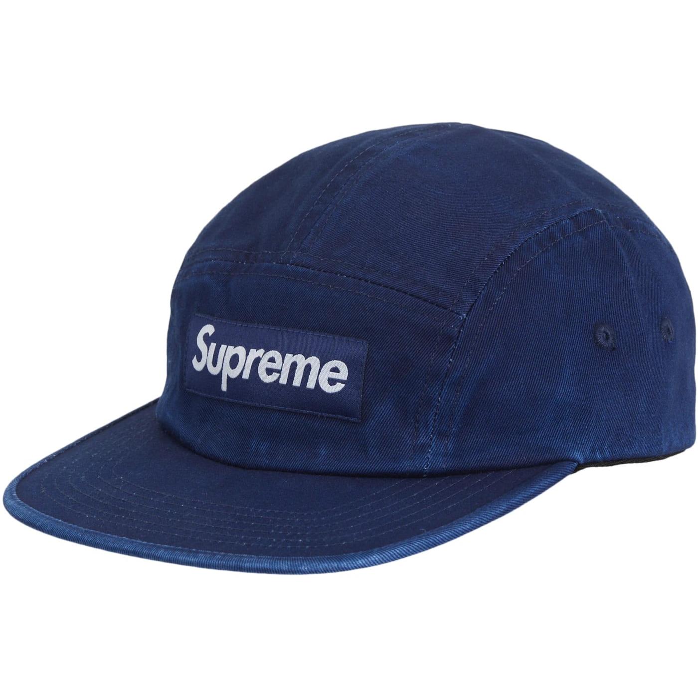 Supreme Washed Chino Twill Camp Cap (SS25) Royal - Im Your Wardrobe