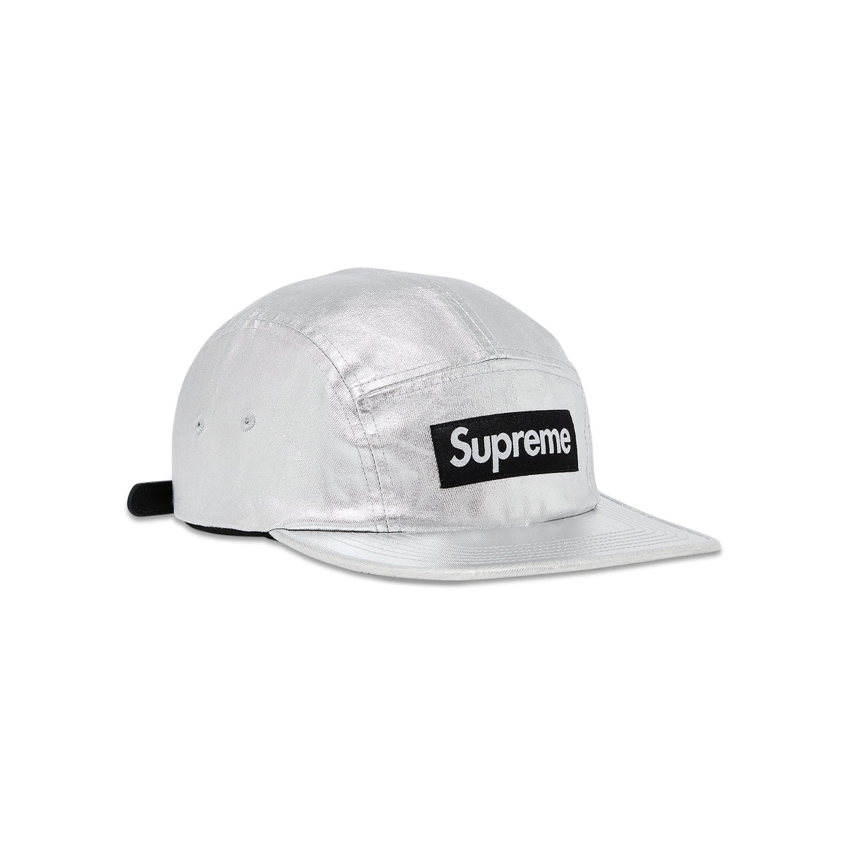 Supreme Washed Chino Twill Camp Cap (SS25) Silver - Im Your Wardrobe