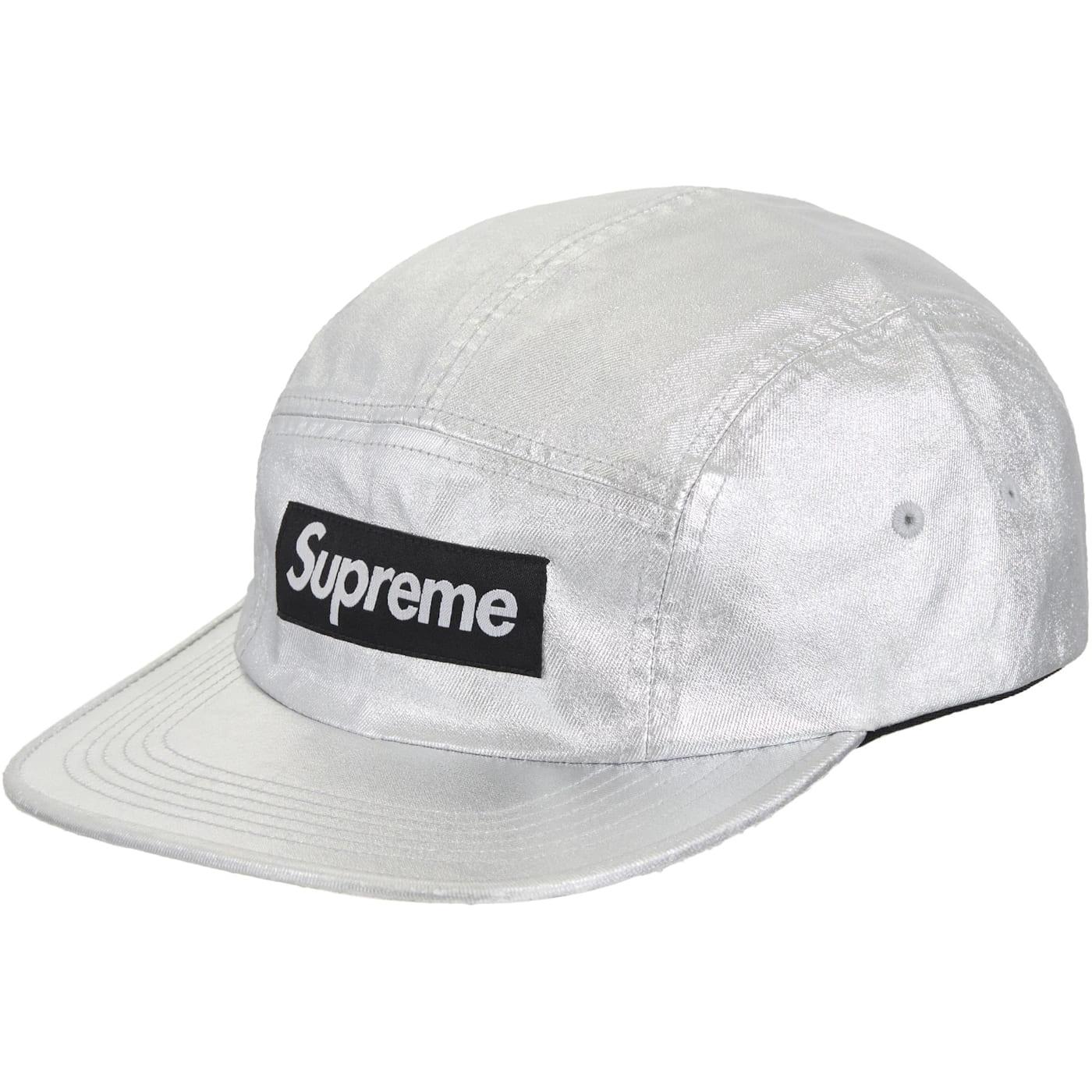 Supreme Washed Chino Twill Camp Cap (SS25) Silver - Im Your Wardrobe
