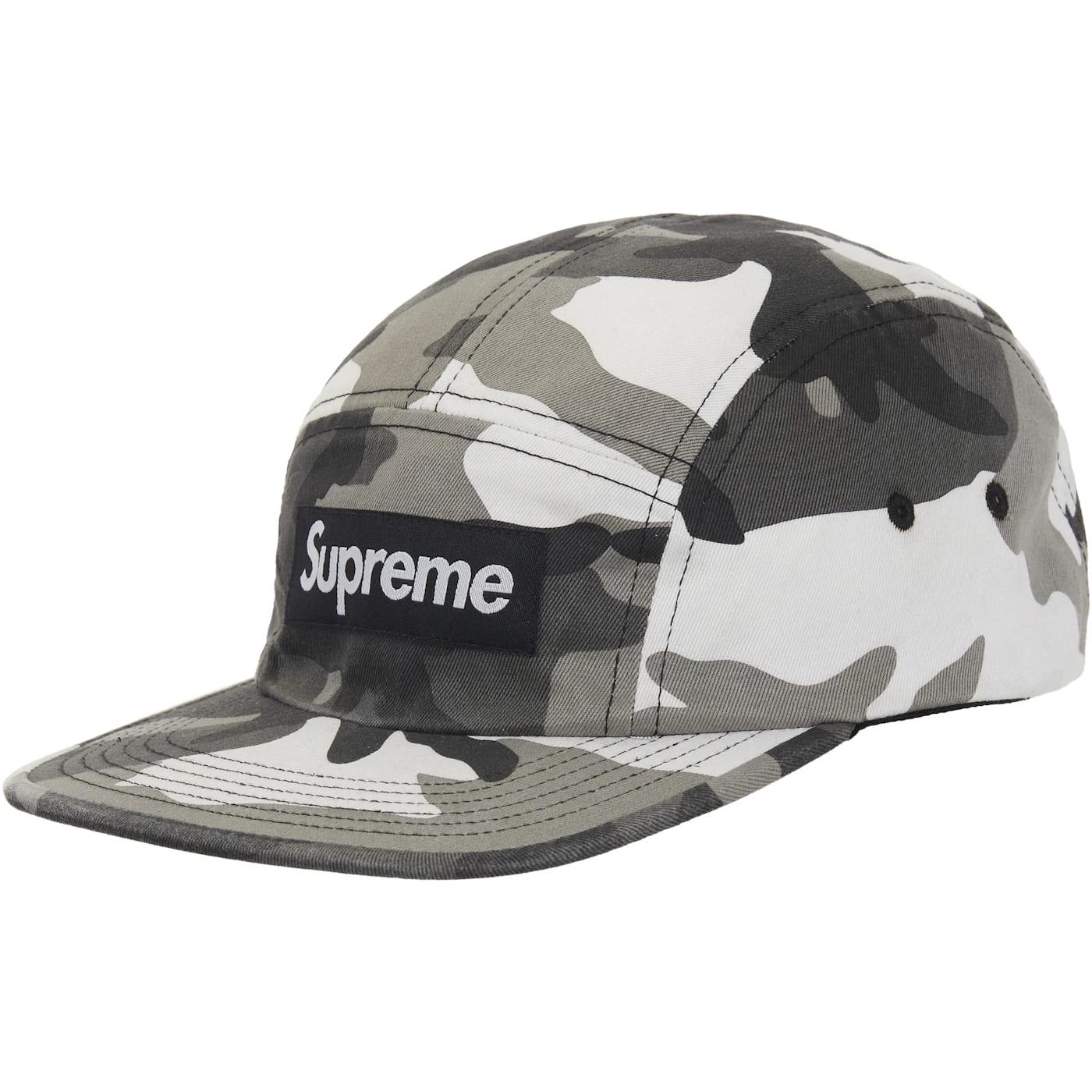 Supreme Washed Chino Twill Camp Cap (SS26) Snow Camo - Im Your Wardrobe