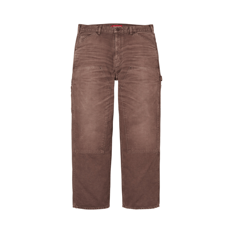 Supreme Worn Double Knee Painter Pant Brown - Im Your Wardrobe