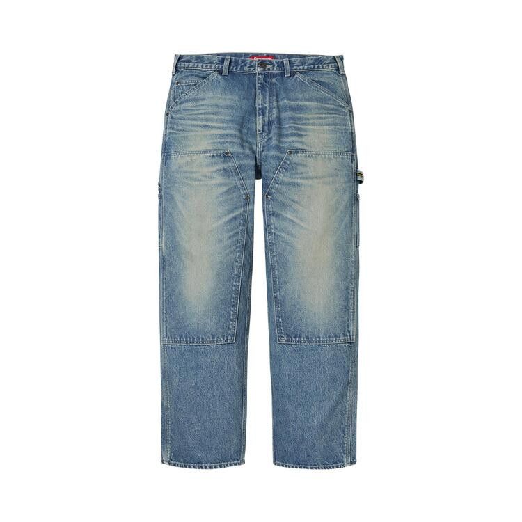 Supreme Worn Double Knee Painter Pant Denim - Im Your Wardrobe