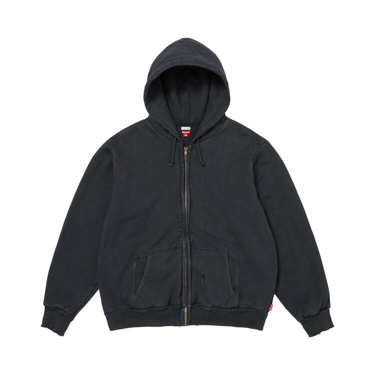 Supreme x A.Presse Vintage Zip Up Hooded Sweatshirt Black - Im Your Wardrobe
