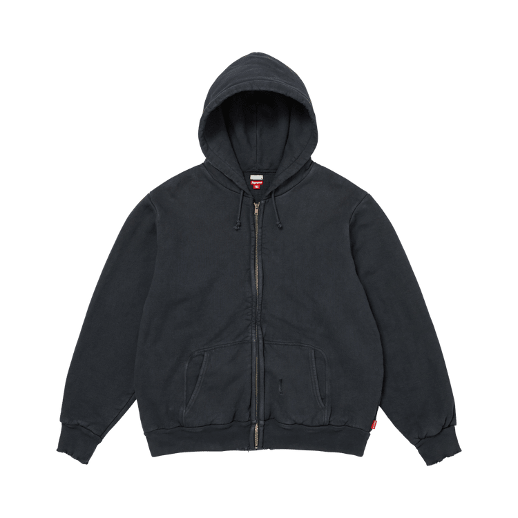 Supreme x A.Presse Vintage Zip Up Hooded Sweatshirt Black - Im Your Wardrobe