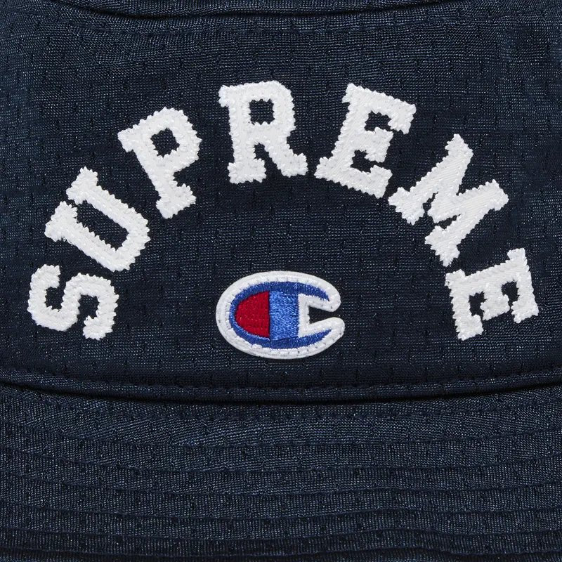 Supreme x Champion Mesh Crusher 'Navy' (SS24) - Im Your Wardrobe
