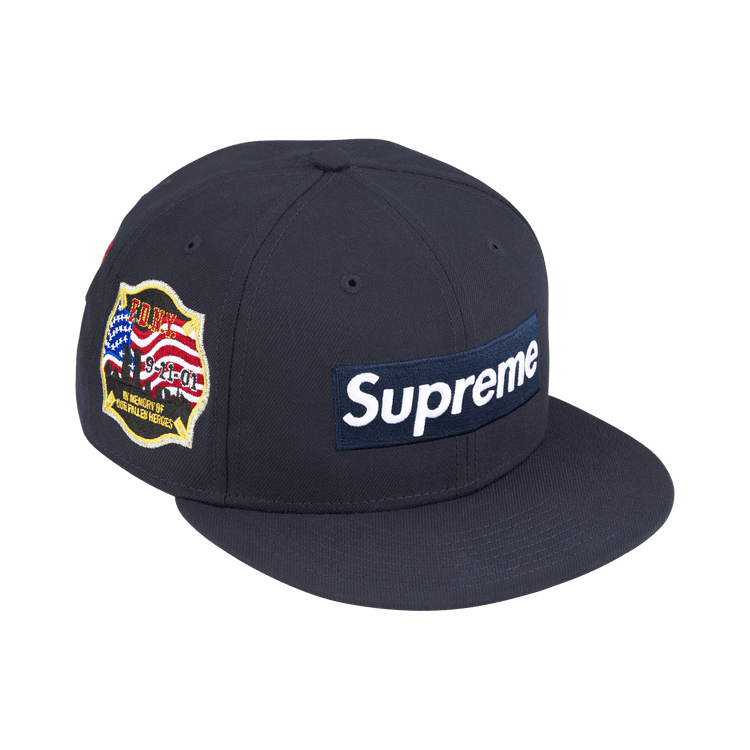 Supreme x Fdny Box Logo New Era (FW26) Navy - Im Your Wardrobe