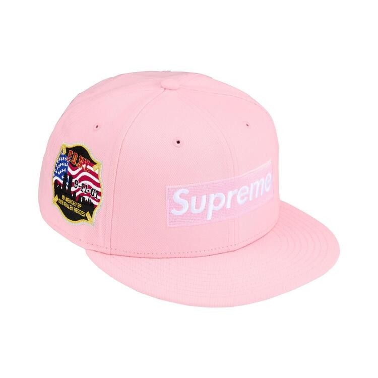 Supreme x Fdny Box Logo New Era (FW26) Pink - Im Your Wardrobe