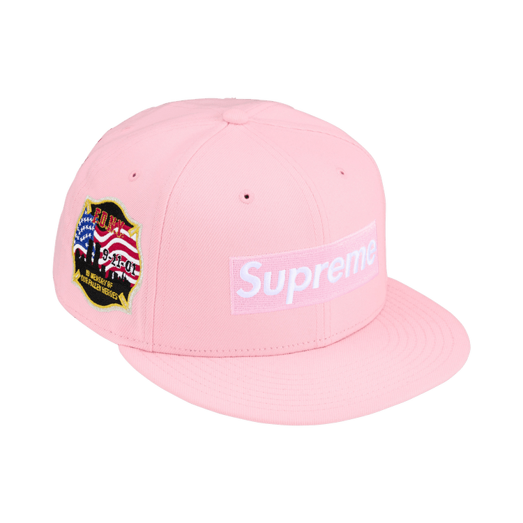 Supreme x Fdny Box Logo New Era (FW26) Pink - Im Your Wardrobe