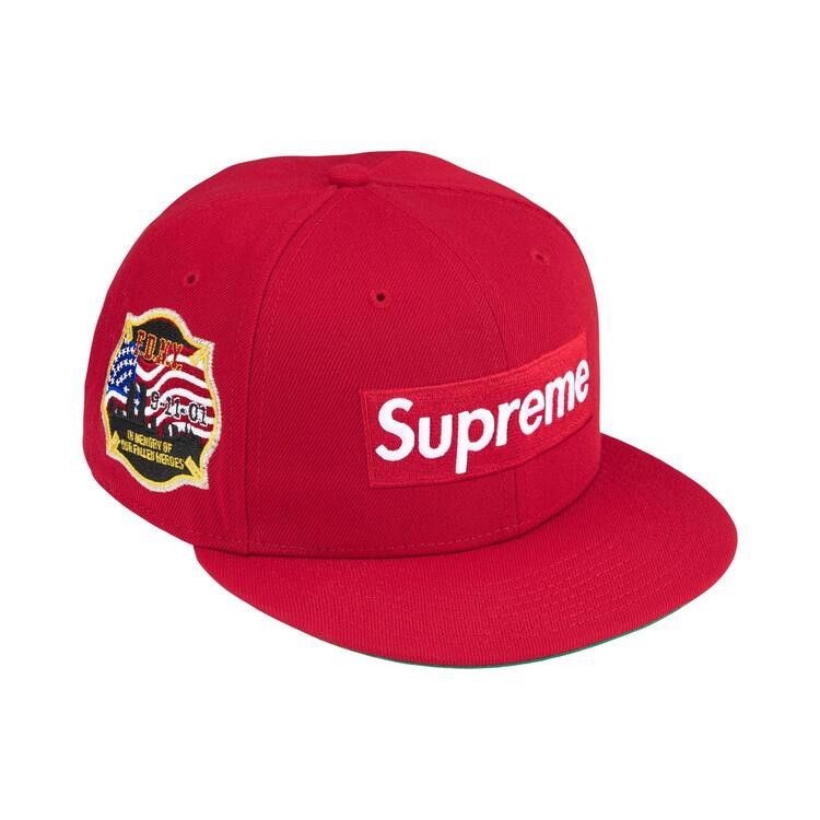 Supreme x Fdny Box Logo New Era (FW26) Red - Im Your Wardrobe