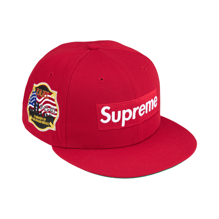 Supreme x Fdny Box Logo New Era (FW26) Red - Im Your Wardrobe
