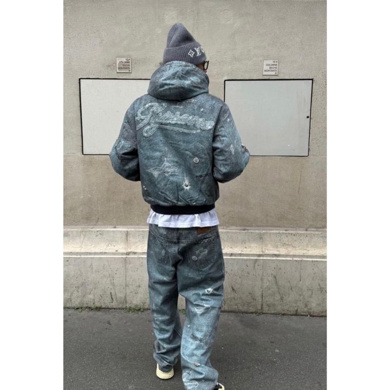 Supreme x HJR Trompe L'oeil Loose Fit Jean 'Blue' (FW24) - Im Your Wardrobe