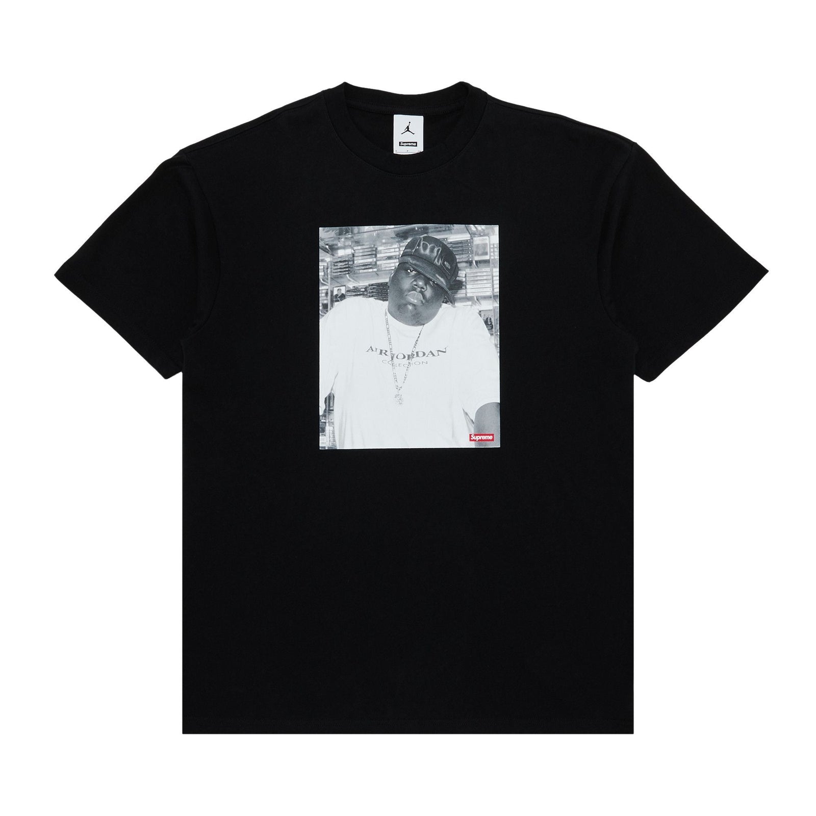 Supreme x Jordan Biggie S/S T-Shirt 'Black' (FW24) - Im Your Wardrobe
