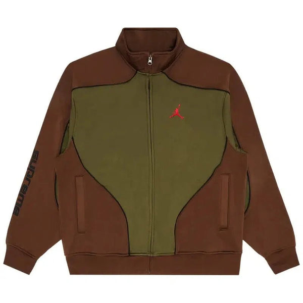 Buy Supreme x Jordan Tricot Track Jacket 'Olive' (FW24) in NZ - Im