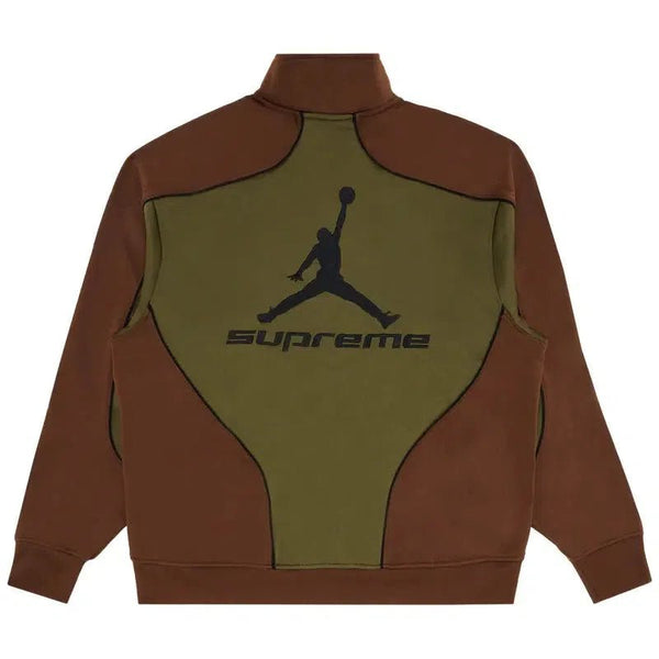Buy Supreme x Jordan Tricot Track Jacket 'Olive' (FW24) in NZ - Im