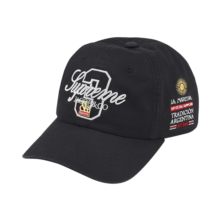 Supreme x La Martina 6-Panel Black - Im Your Wardrobe