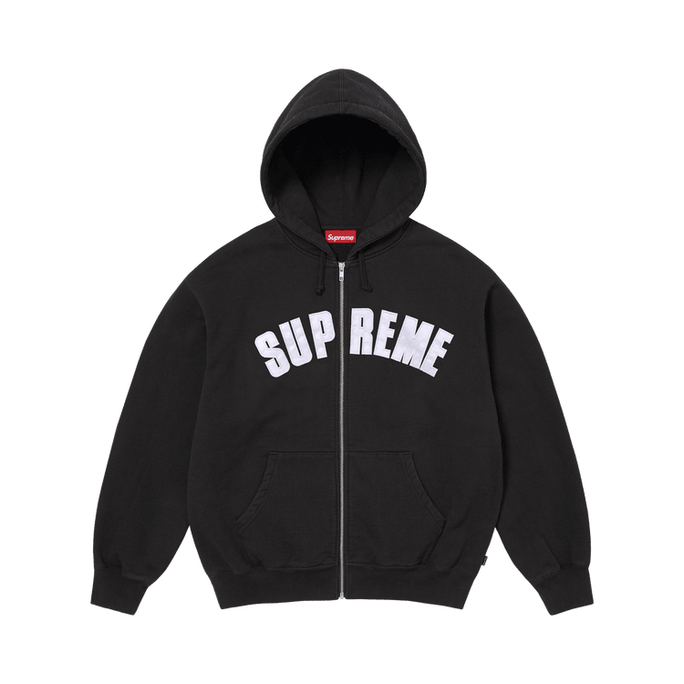 Supreme x Larry Clark Zip Up Hooded Sweatshirt Black - Im Your Wardrobe