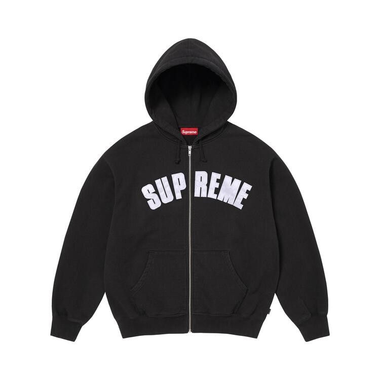 Supreme x Larry Clark Zip Up Hooded Sweatshirt Black - Im Your Wardrobe