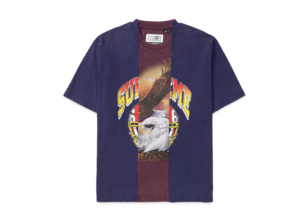 Supreme x MM6 Maison Margiela Split S/S Top Navy - Im Your Wardrobe