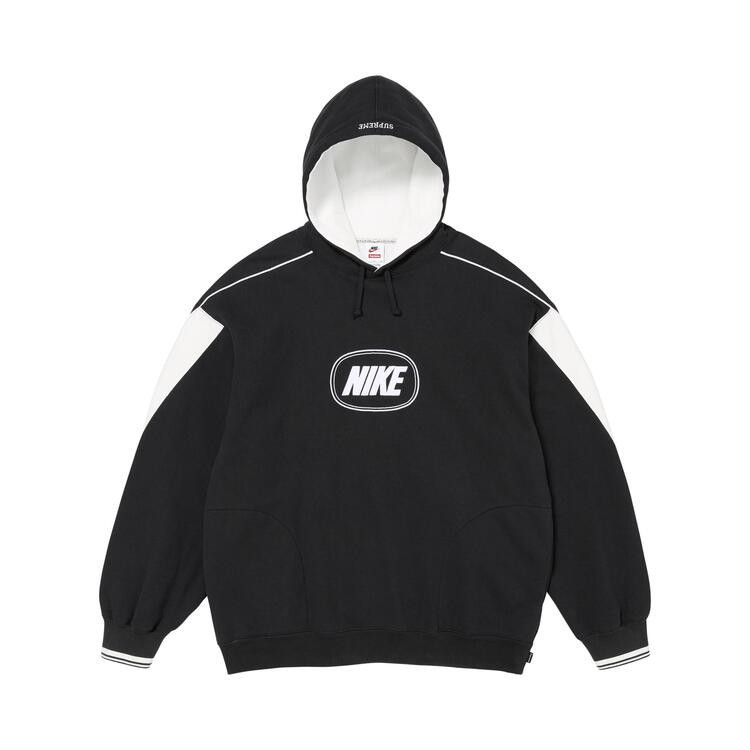Supreme x Nike Hooded Sweatshirt Black - Im Your Wardrobe