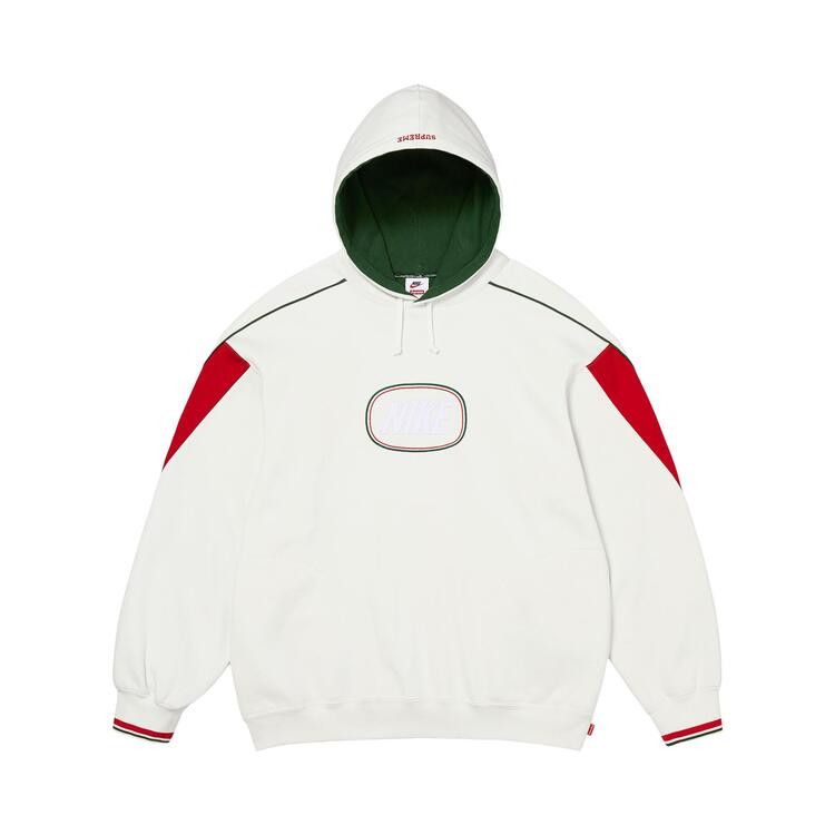 Supreme x Nike Hooded Sweatshirt White - Im Your Wardrobe