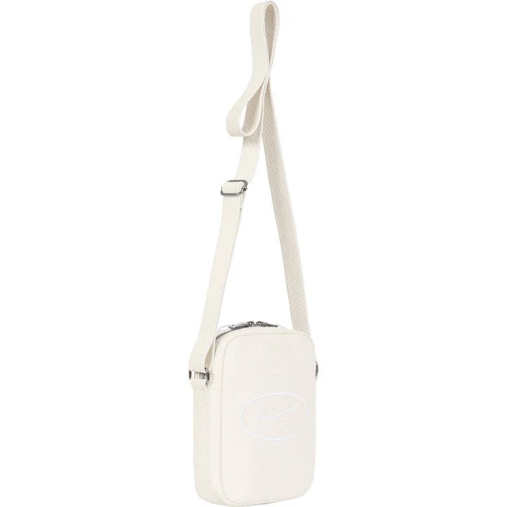 Supreme x Nike Leather Shoulder Bag 'White' (SS25) - Im Your Wardrobe