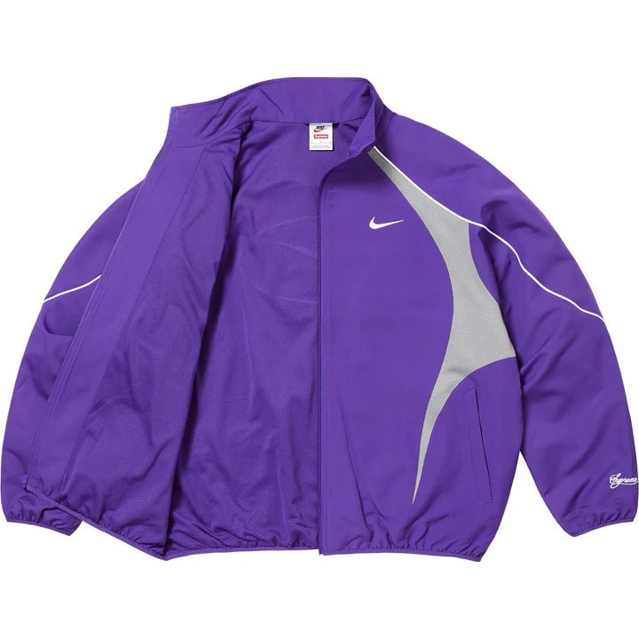Supreme x Nike Track Jacket 'Purple' (SS25) - Im Your Wardrobe