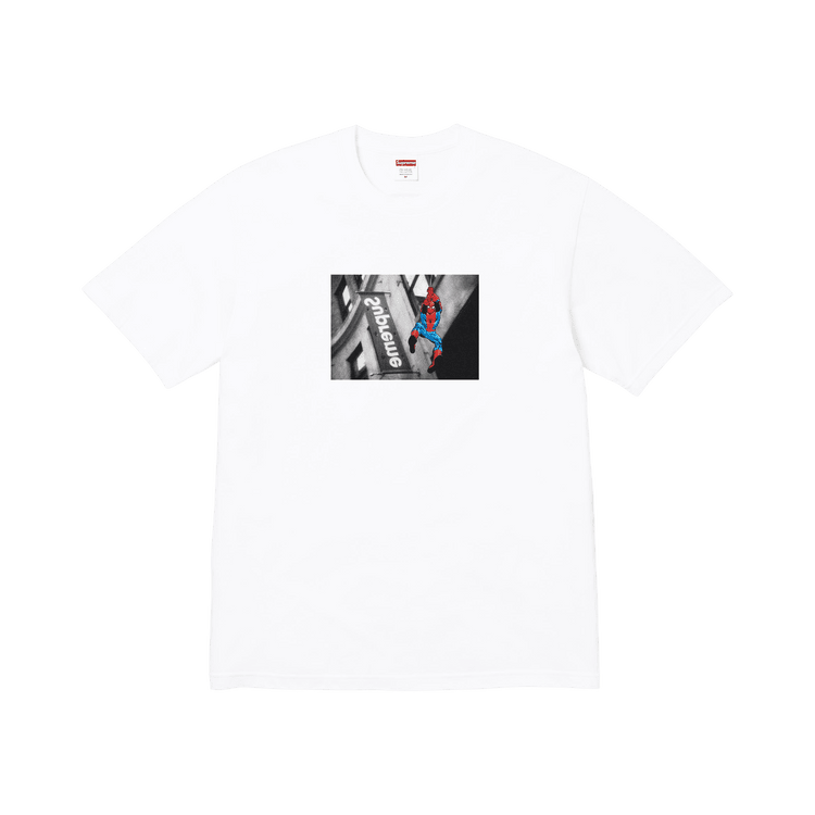 Supreme x Spider-Man Tee White - Im Your Wardrobe