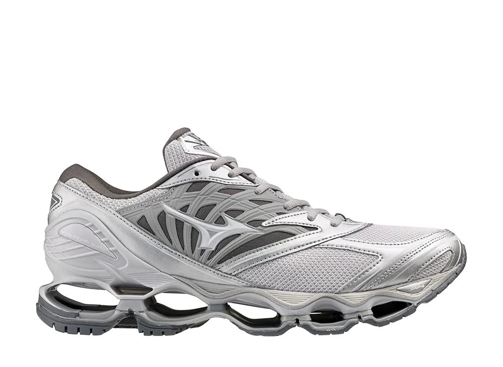 Mizuno Wave Prophecy LS Light Grey Silver White