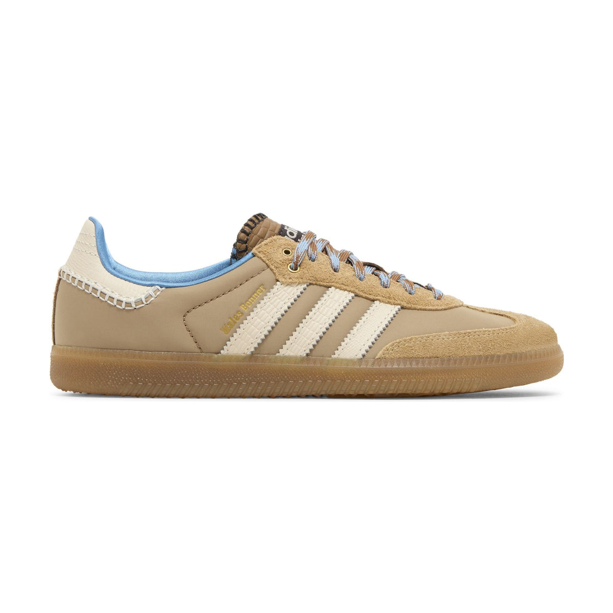 Wales Bonner x adidas Nylon Samba Desert Wonder White Ash Blue front