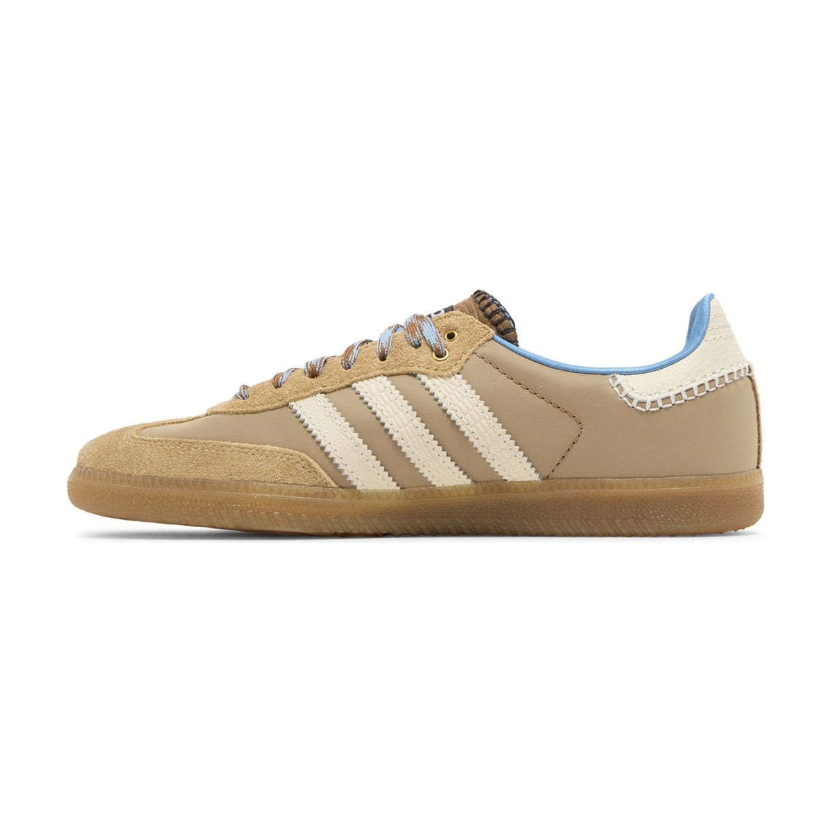 Wales Bonner x adidas Nylon Samba Desert Wonder White Ash Blue detail