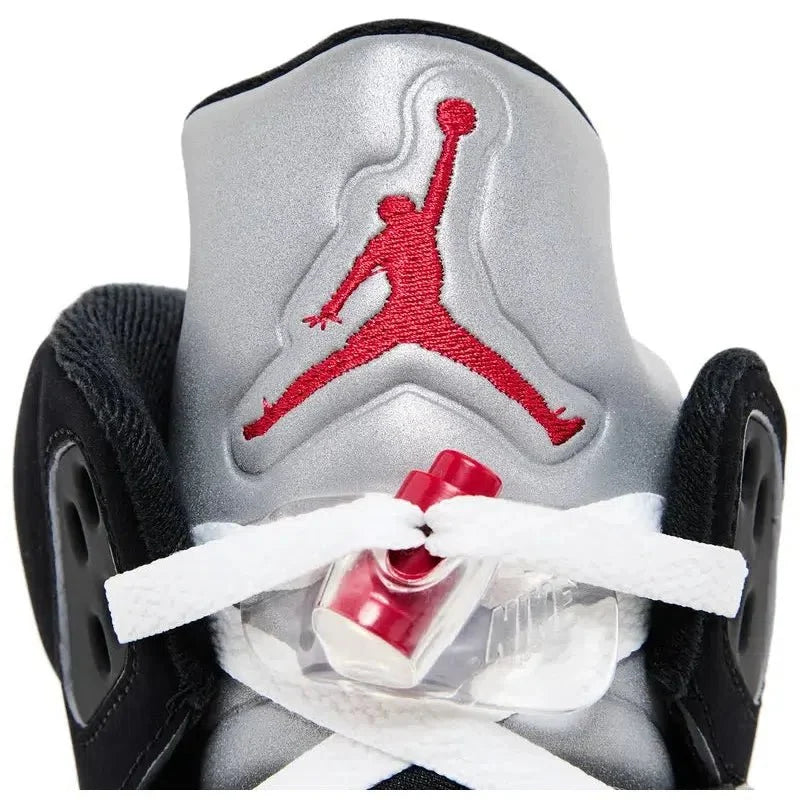 Jordan 5 Retro OG Black Metallic Reimagined, a black Jordan 5 in stock at Im Your Wardrobe NZ