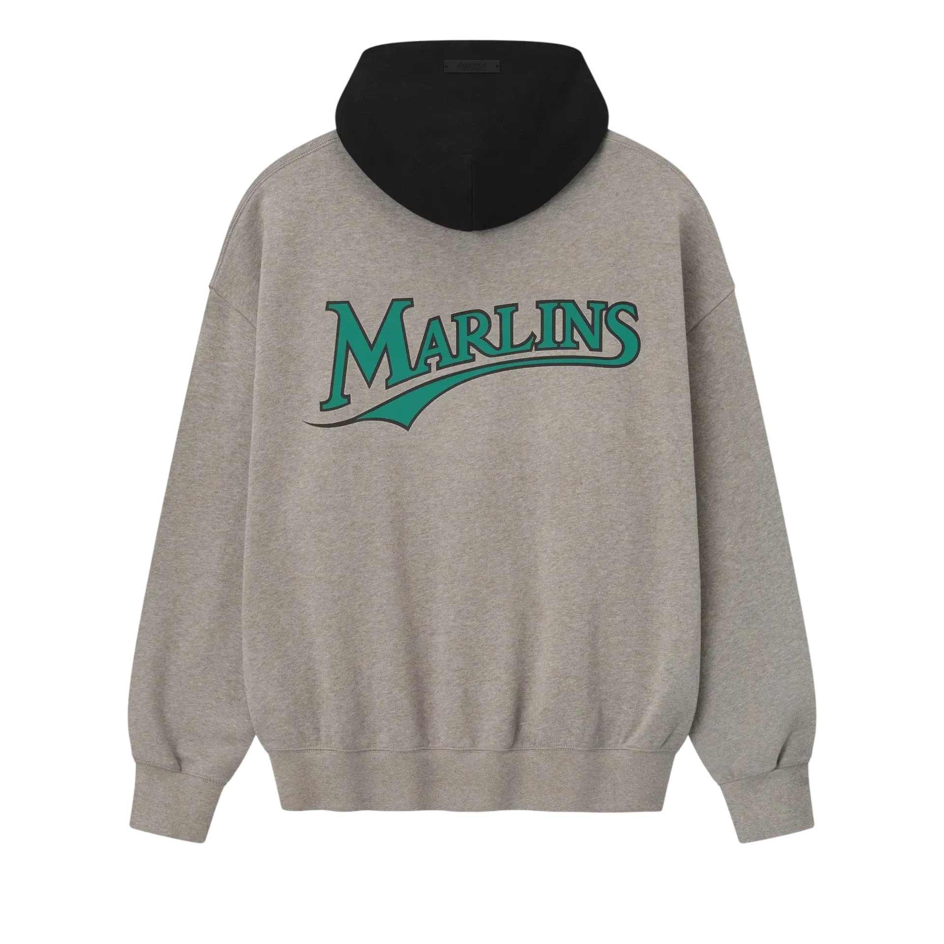 Fear of God Essentials Marlins Sport Hoodie Concrete Heather/Blk