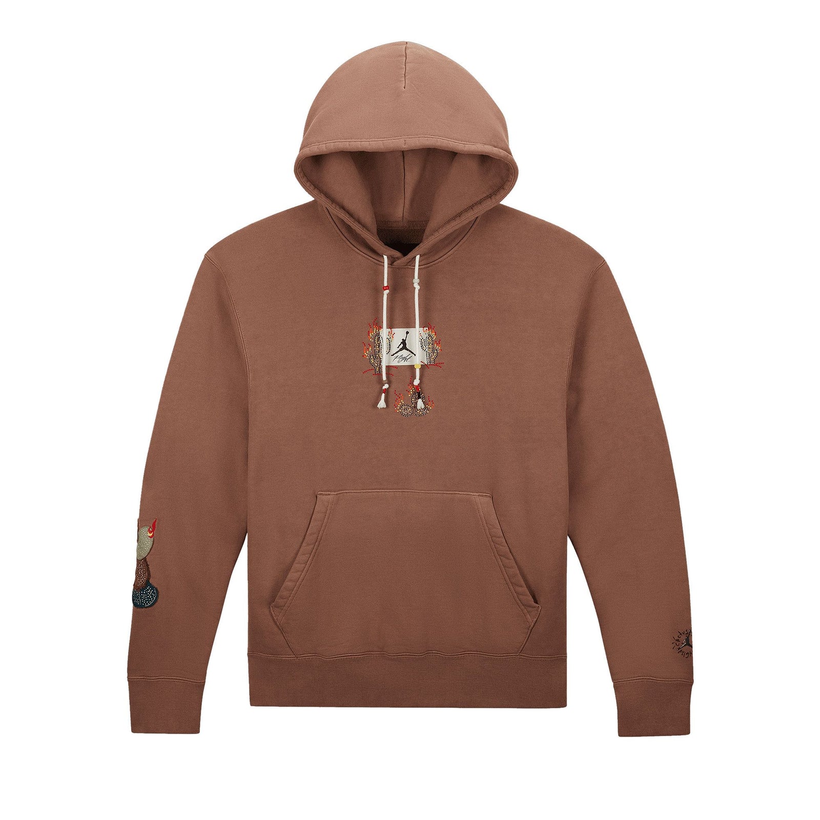 Jordan x Travis Scott M J Hoodie Archaeo Brown front