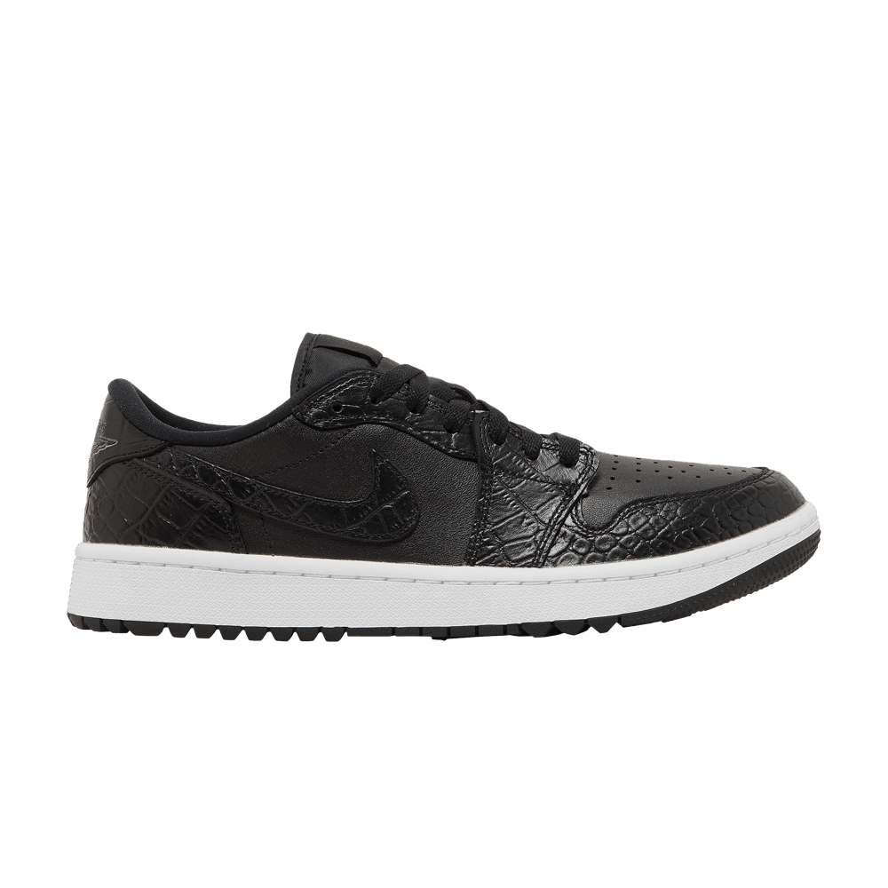 Jordan 1 Low Golf 'Black Crocodile'