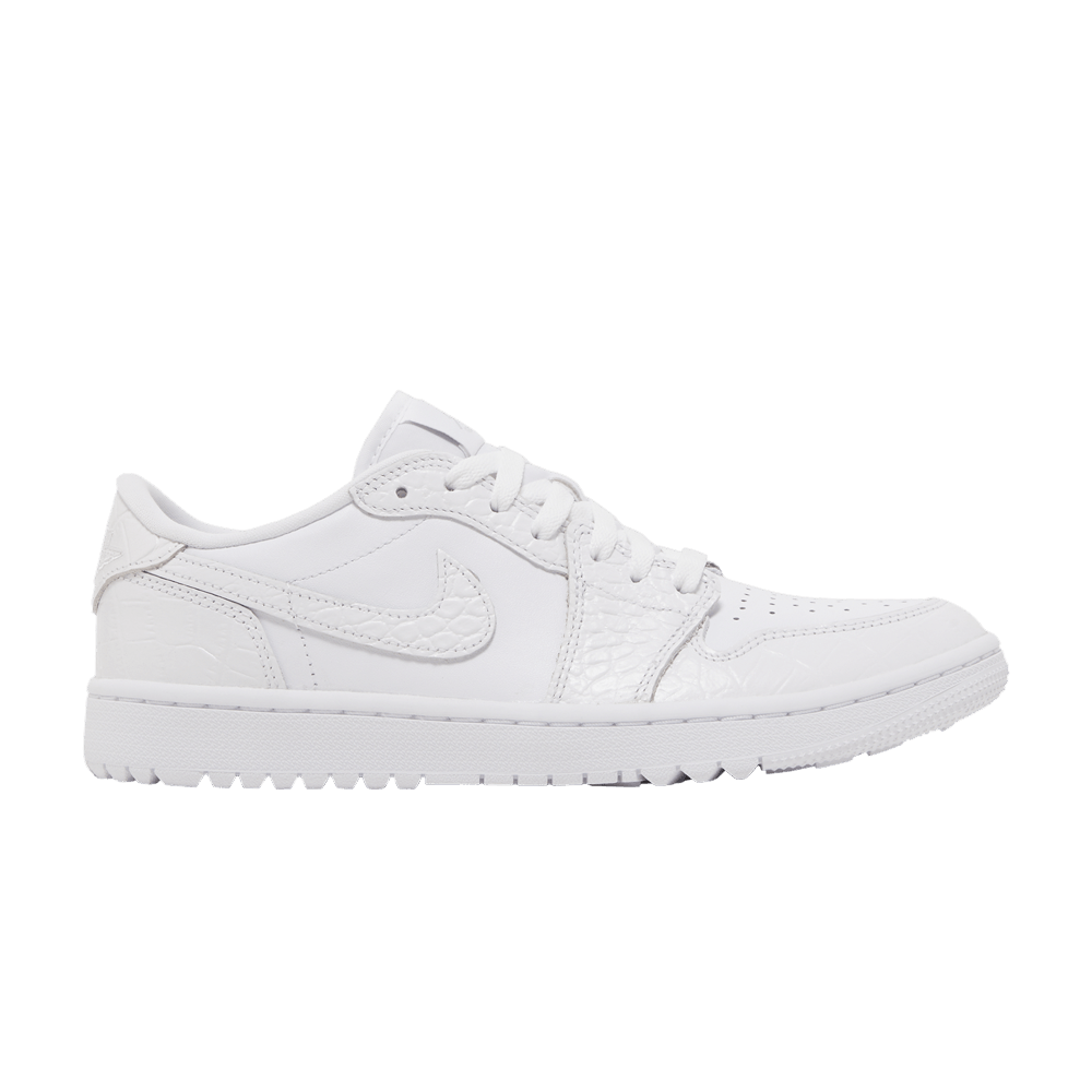 Jordan 1 Low Golf 'White Crocodile'