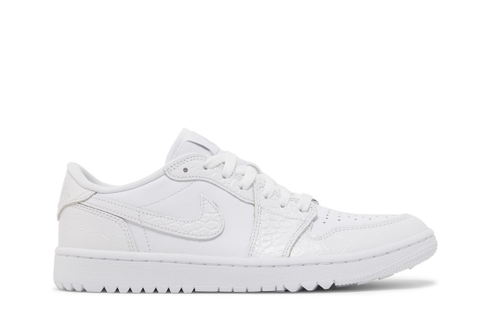 Jordan 1 Low Golf 'White Crocodile'