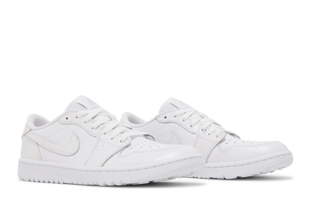 Jordan 1 Low Golf 'White Crocodile'
