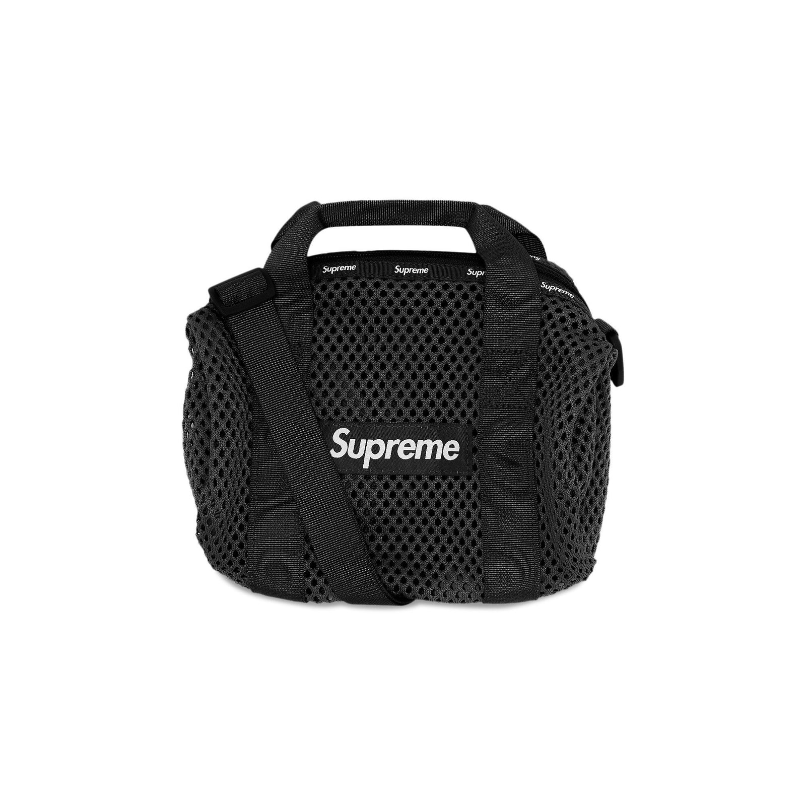 Supreme Mesh Mini Duffle Bag (SS25) Black - Im Your Wardrobe