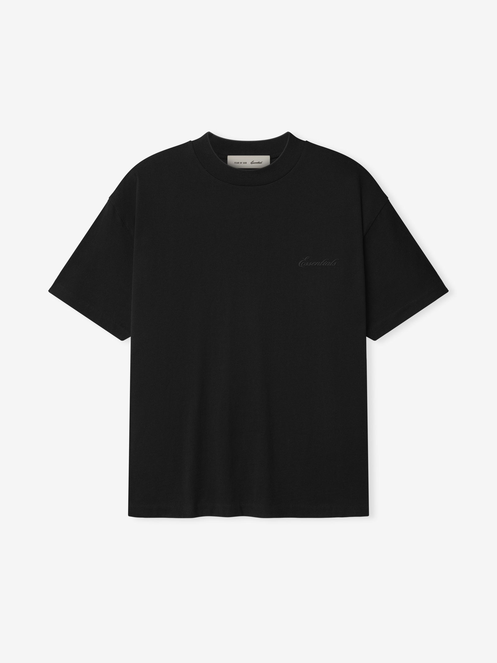 Fear of God Essentials Signature SS26 Classic Tee Vintage Black