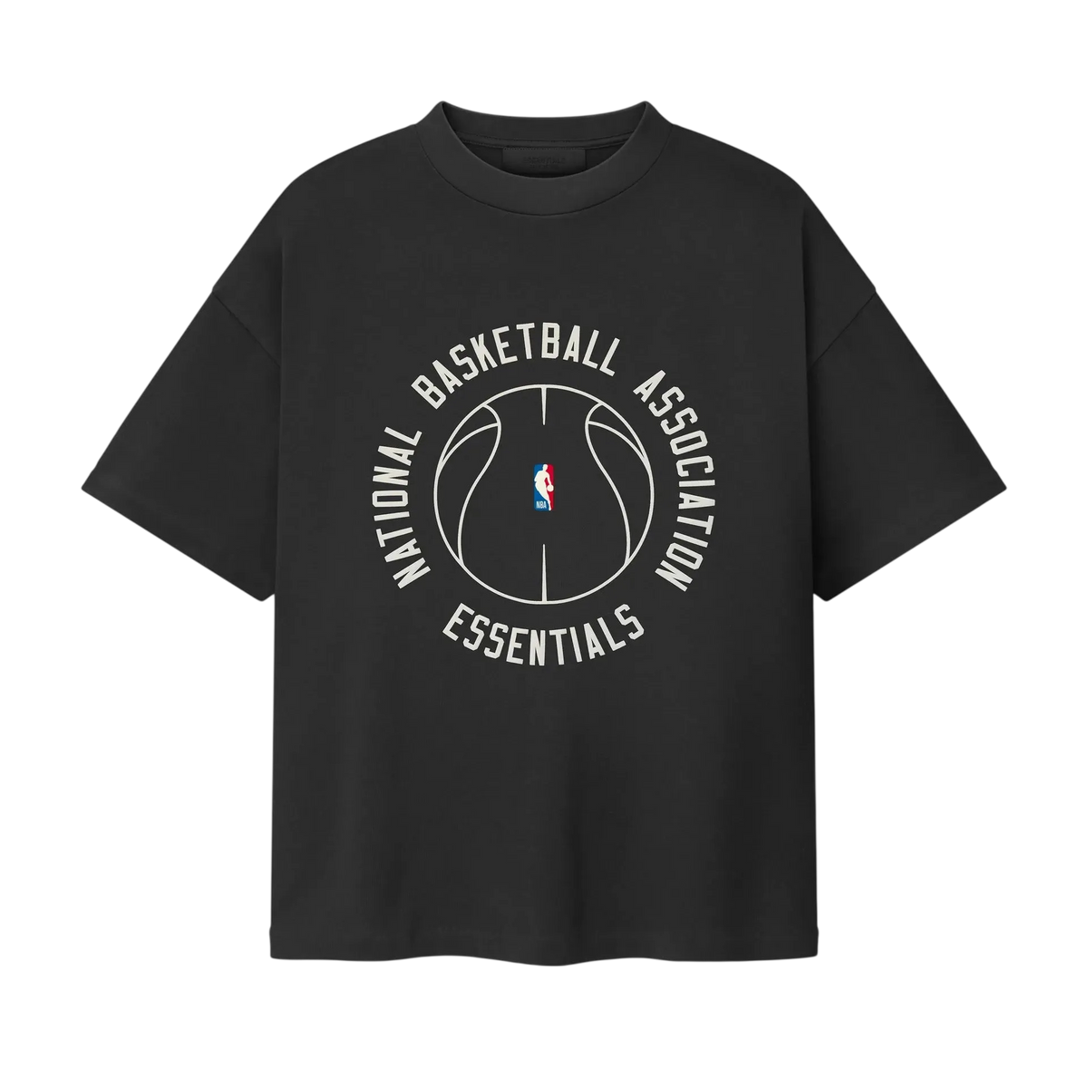 Fear Of God Essentials NBA X Barkley Hendricks 90s Tee Faded Black