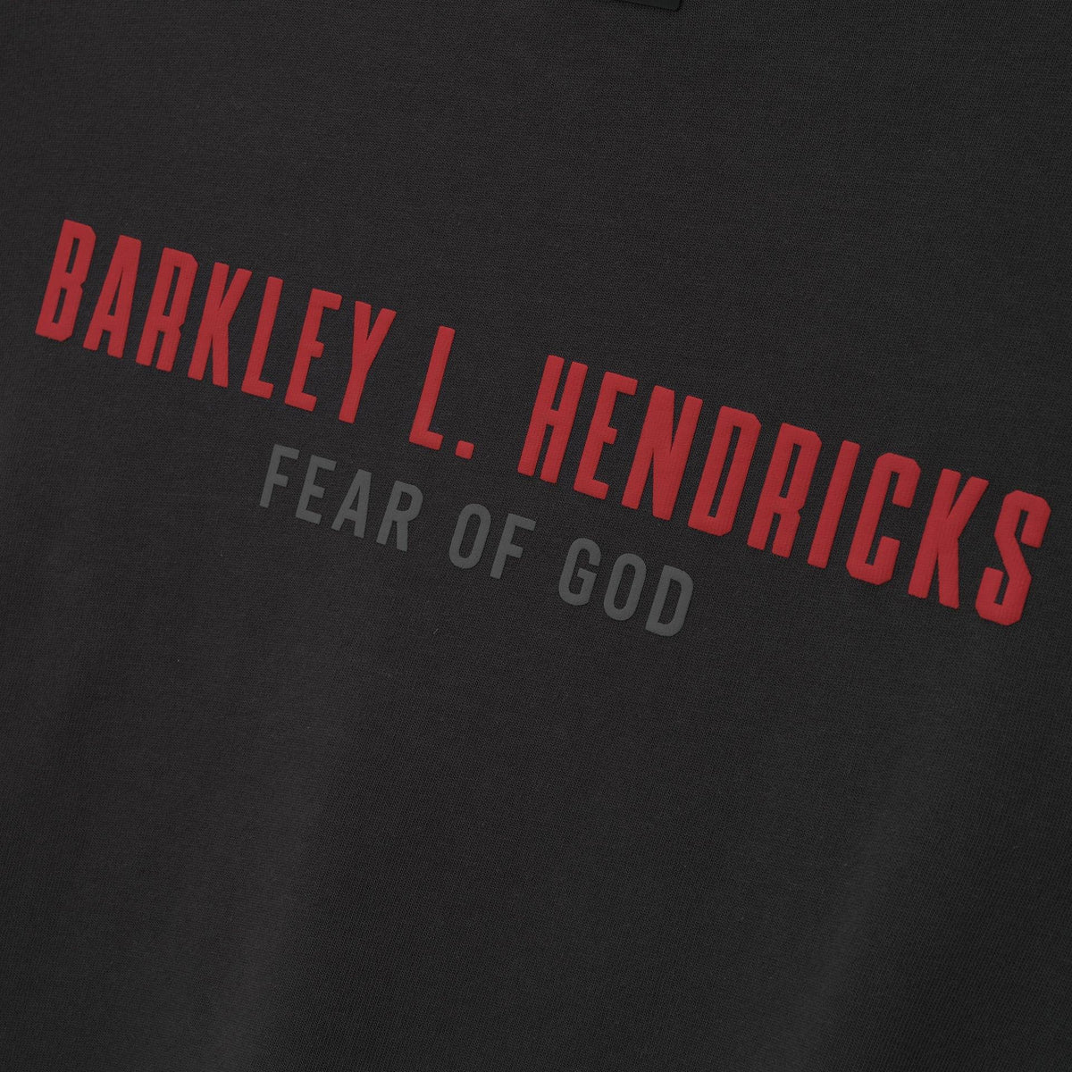 Fear Of God Essentials NBA X Barkley Hendricks 90s Tee Faded Black