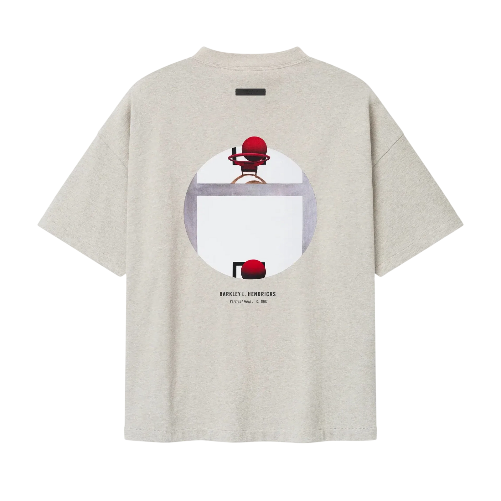 Fear Of God Essentials Warriors X Barkley Hendricks 90s Tee Heather Stone