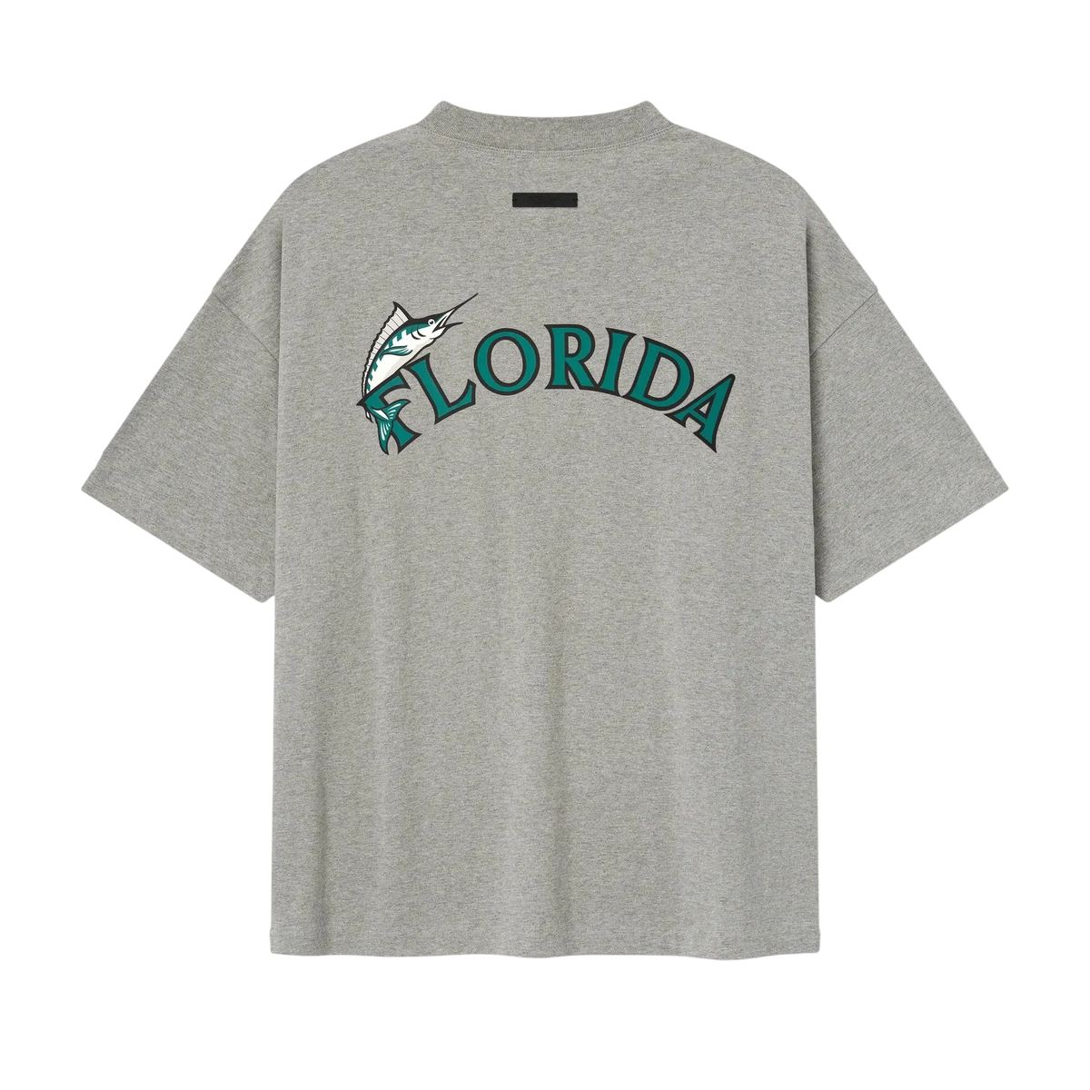 Fear of God Essentials Marlins 90s Tee Concrete Heather